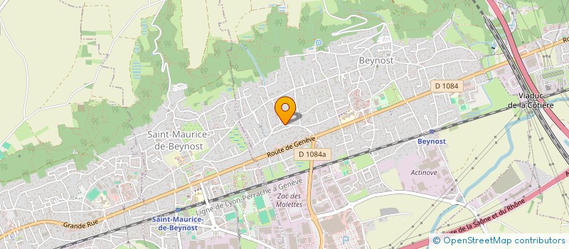 localisation de l'entreprise S&F BAJARD IMMO à BEYNOST