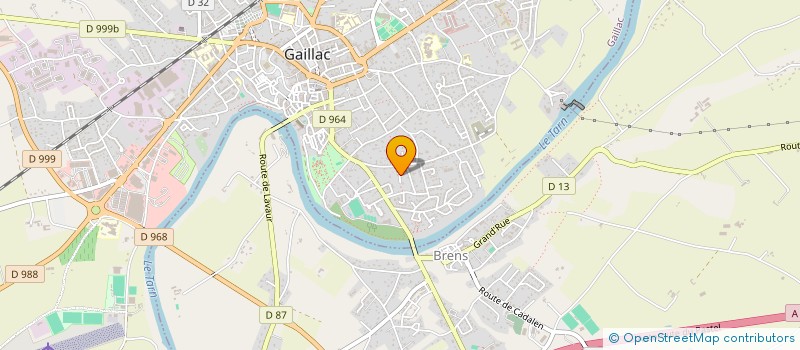 localisation de l'entreprise S.F.C.A.O  GAILLAC