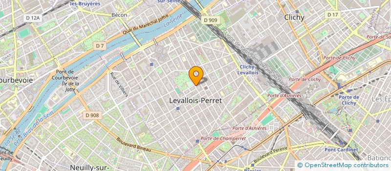 localisation de l'entreprise S.F.C ELIANE DE S. à LEVALLOIS PERRET