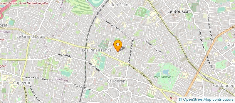 localisation de l'entreprise S.F CO à BORDEAUX