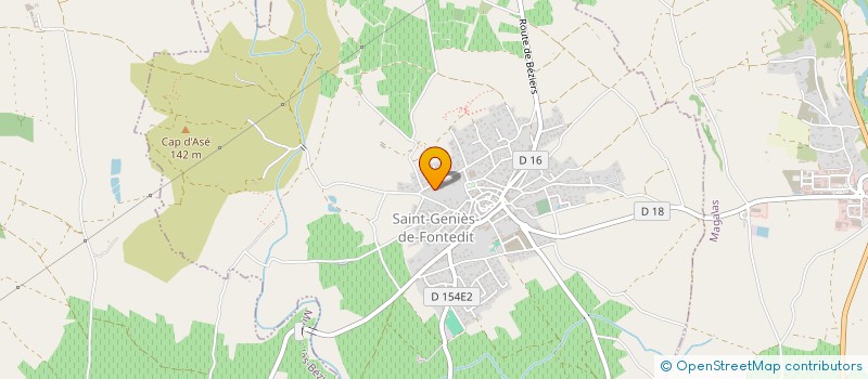 localisation de l'entreprise S F D  SAINT-GENIES-DE-FONTEDIT