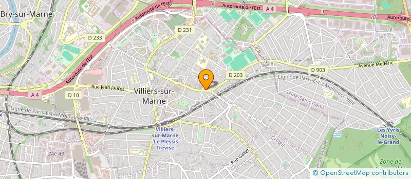 localisation de l'entreprise S F D C PROPRETE & SERVICE  VILLIERS-SUR-MARNE