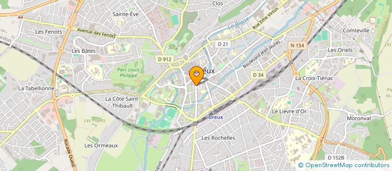 localisation de l'entreprise S.F.E.R. à DREUX