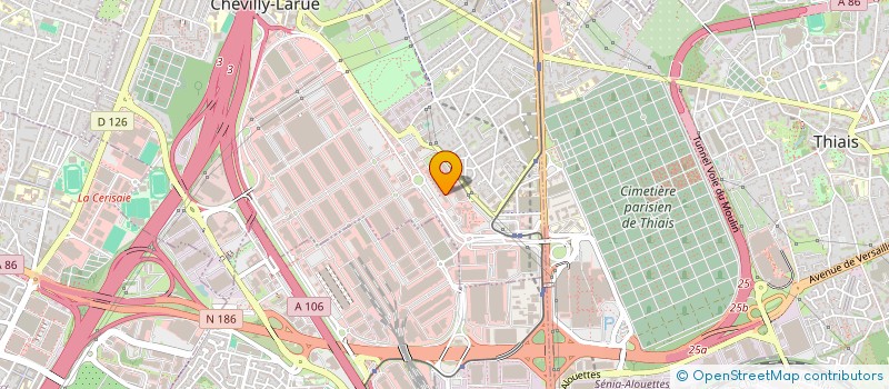 localisation de l'entreprise S.F. EUROP  CHEVILLY-LARUE