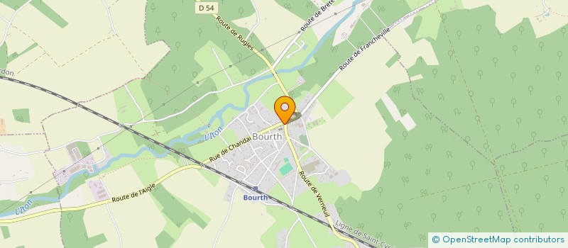 localisation de l'entreprise S.F.F.  BOURTH