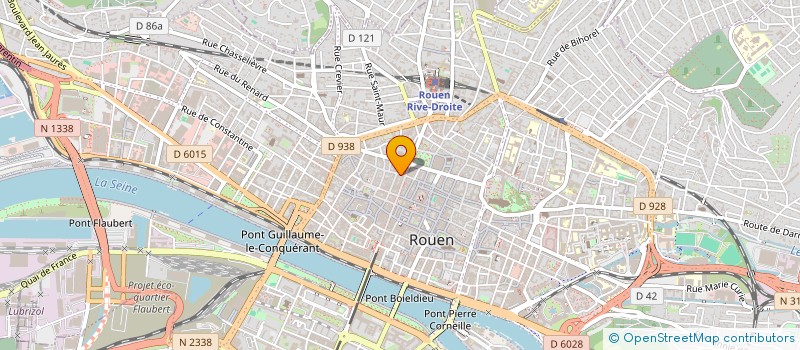 localisation de l'entreprise S.F FOOD à ROUEN