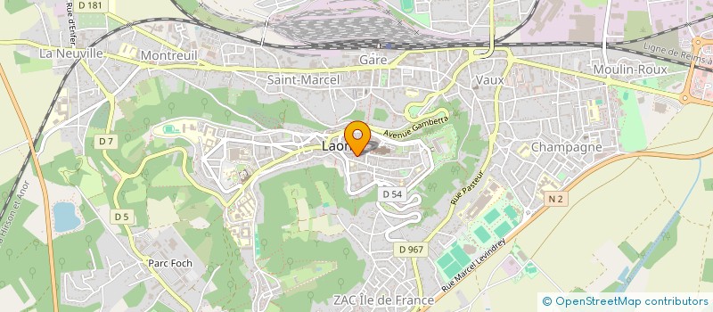 localisation de l'entreprise S.F.I QUICK BLOCS à LAON