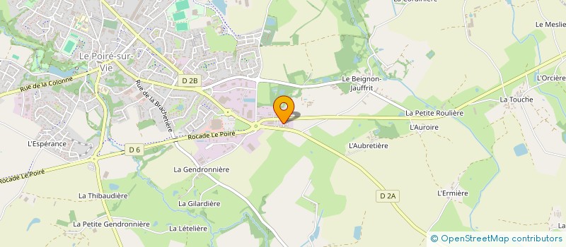 localisation de l'entreprise S F INVEST à LE POIRE-SUR-VIE