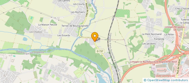 localisation de l'entreprise S.F.L.E à GOND-PONTOUVRE