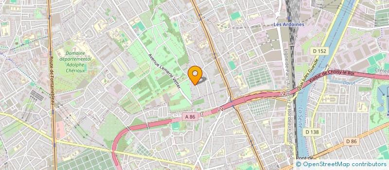 localisation de l'entreprise S.F.L. FR  VITRY-SUR-SEINE