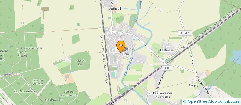 localisation de l'entreprise S F M à PRESLES-EN-BRIE