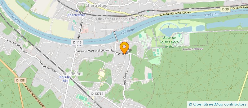 localisation de l'entreprise S F M  BOIS-LE-ROI