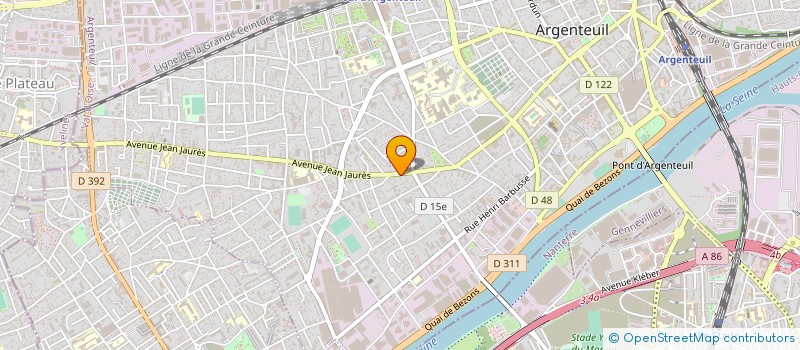 localisation de l'entreprise S.F.M. SARL à ARGENTEUIL