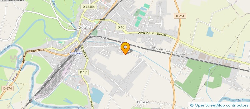 localisation de l'entreprise S.F.P.F. à COUTRAS