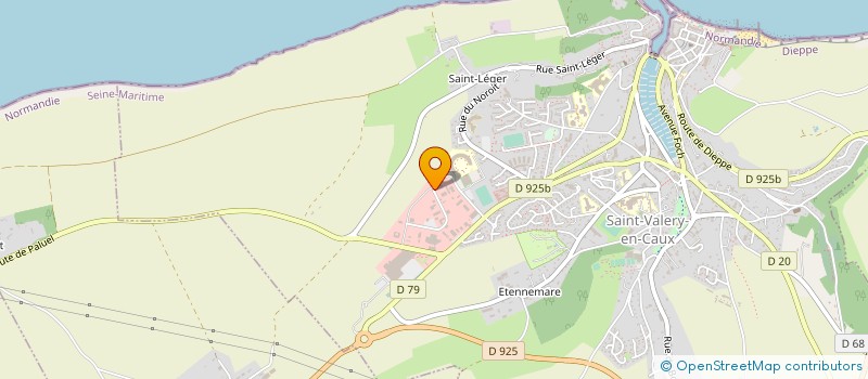 localisation de l'entreprise S F P N SCIAGE FORAGE PARIS NORMANDIE à SAINT-VALERY-EN-CAUX