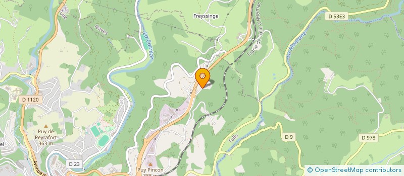 localisation de l'entreprise S.F.P.S  TULLE