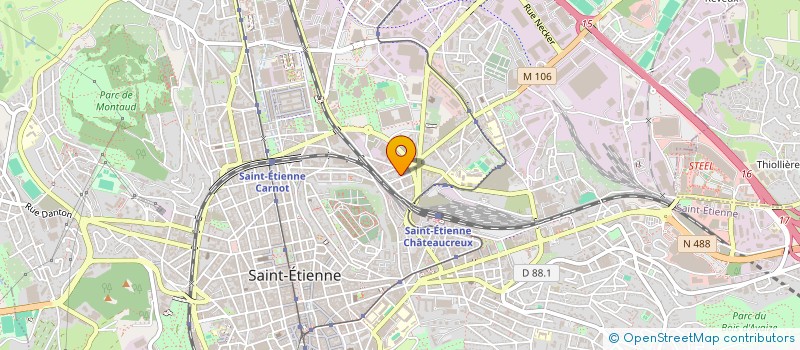 localisation de l'entreprise S.F PROPRETE  SAINT-ETIENNE