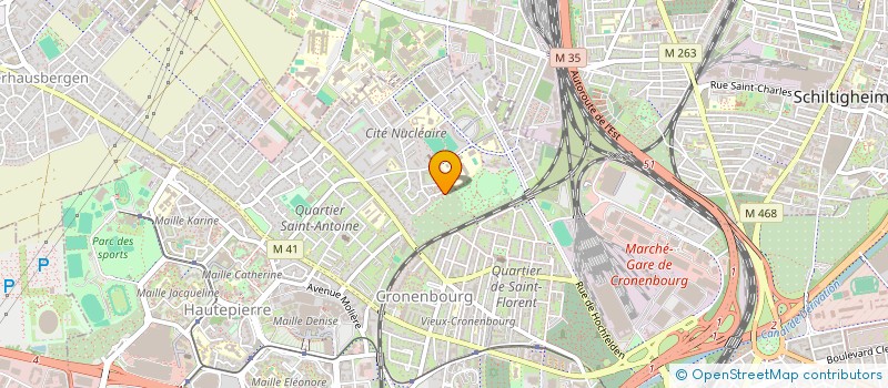 localisation de l'entreprise S.F. RENOVATION à STRASBOURG