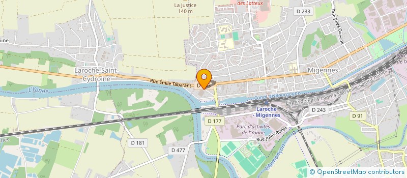 localisation de l'entreprise S F T à MIGENNES
