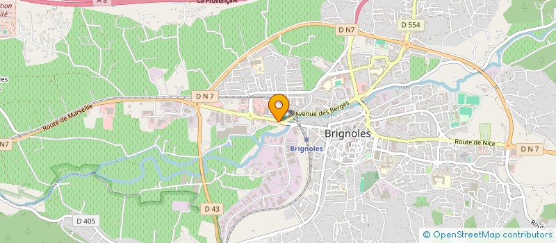 localisation de l'entreprise S.F.T.L à BRIGNOLES