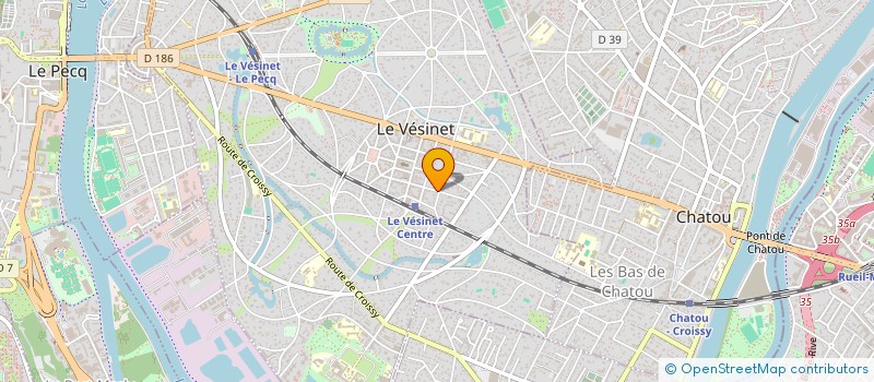 localisation de l'entreprise S.F.T.P.  LE VESINET