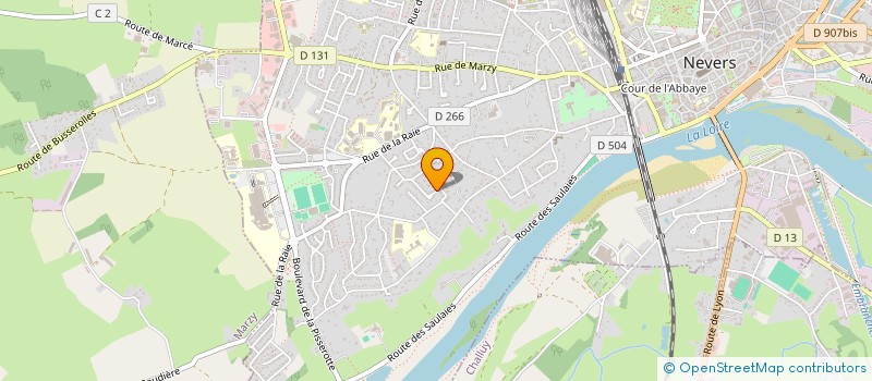 localisation de l'entreprise S.F.U N. 1010 à NEVERS