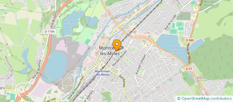 localisation de l'entreprise S.F.VIDEO.CLUB à MONTCEAU-LES-MINES