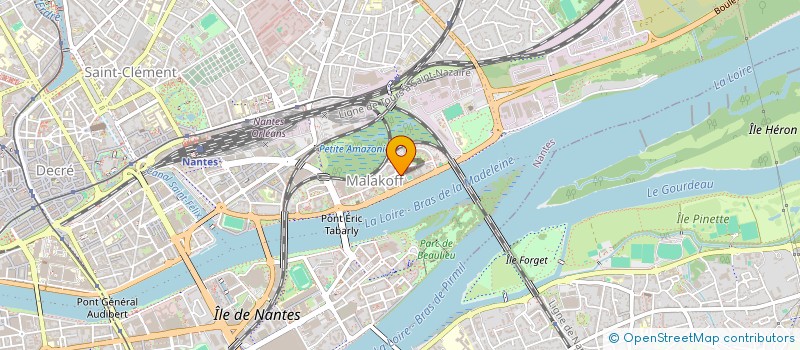 localisation de l'entreprise S-FACTORY à NANTES