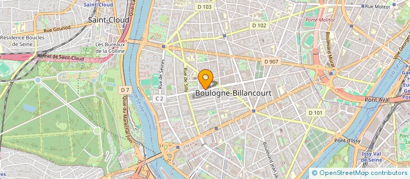 localisation de l'entreprise S.FIRE à BOULOGNE-BILLANCOURT