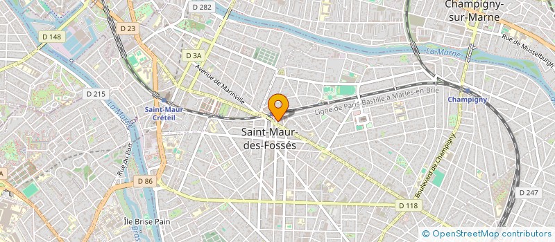 localisation de l'entreprise S' FLY1 à SAINT-MAUR-DES-FOSSES