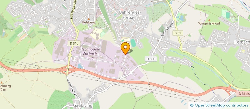 localisation de l'entreprise S. FRED WALCH  BEHREN-LES-FORBACH