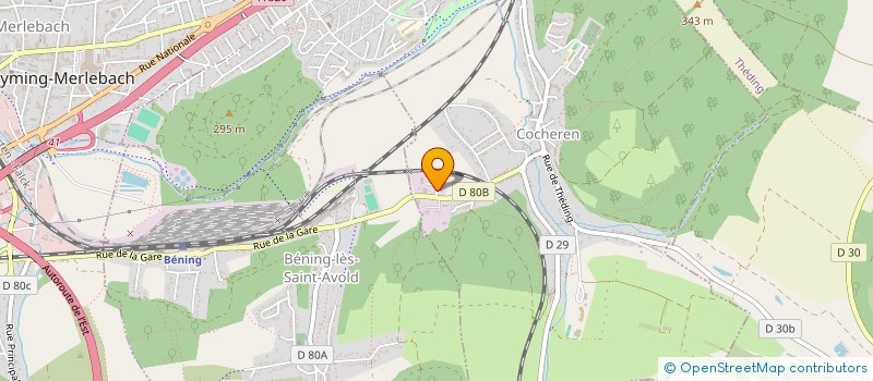 localisation de l'entreprise S.G.2  COCHEREN