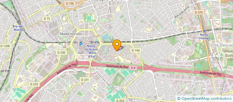 localisation de l'entreprise S & G à NOISY-LE-GRAND