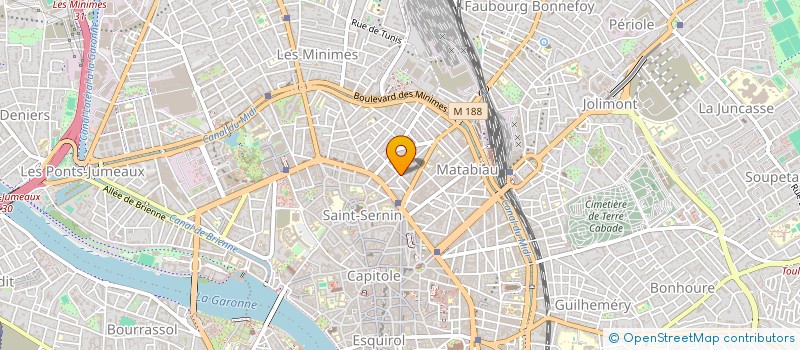 localisation de l'entreprise S.G. à TOULOUSE