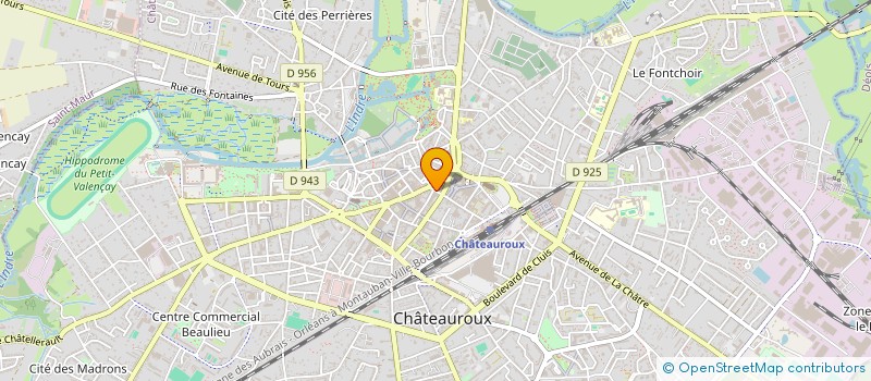 localisation de l'entreprise S & G à CHATEAUROUX
