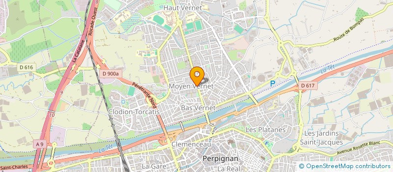 localisation de l'entreprise S.G à PERPIGNAN