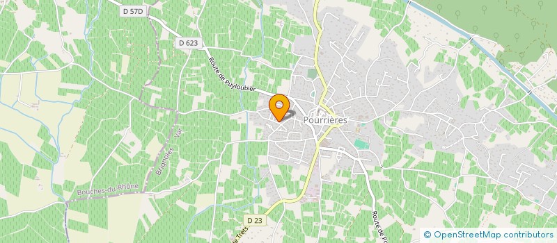 localisation de l'entreprise S.G  POURRIERES