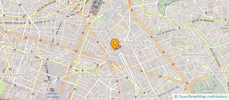 localisation de l'entreprise S.G à PARIS