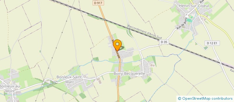 localisation de l'entreprise S-G  BOIRY-BECQUERELLE