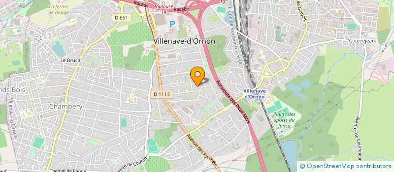 localisation de l'entreprise S&G à VILLENAVE-D'ORNON