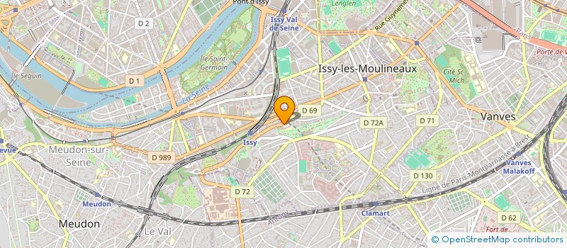 localisation de l'entreprise S.G.A. à ISSY-LES-MOULINEAUX