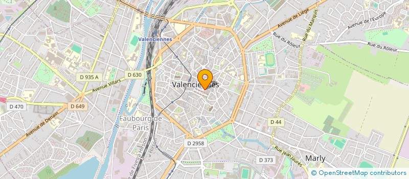 localisation de l'entreprise S.G.A.B à VALENCIENNES