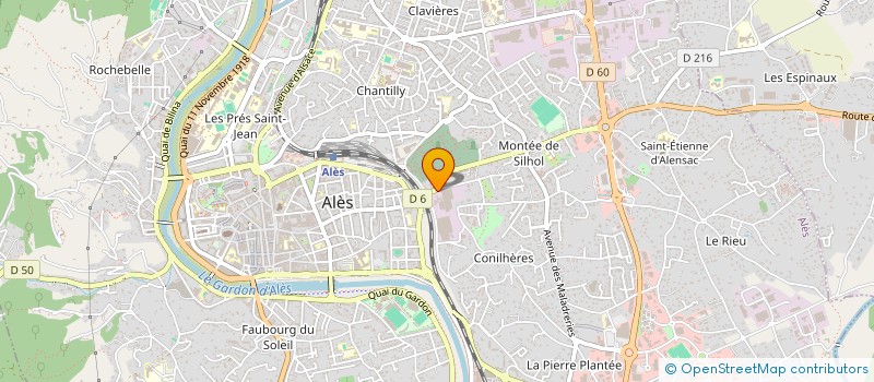 localisation de l'entreprise S G A I CEVENNES à ALES