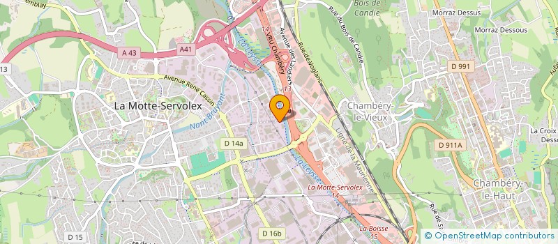 localisation de l'entreprise S G B à CHAMBERY