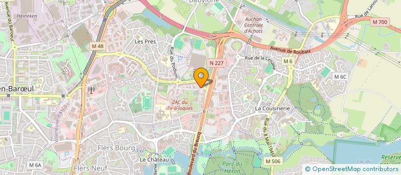 localisation de l'entreprise S.G.C.  VILLENEUVE-D'ASCQ