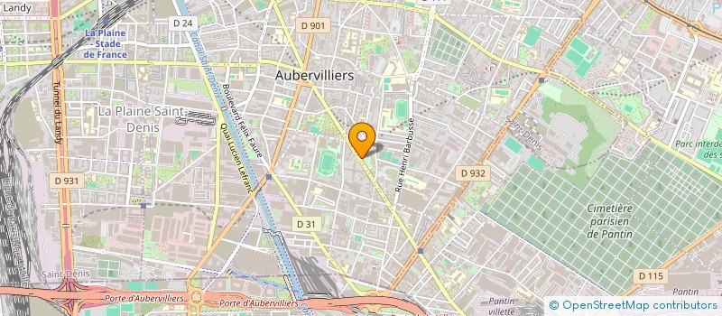localisation de l'entreprise S.G.C. à AUBERVILLIERS