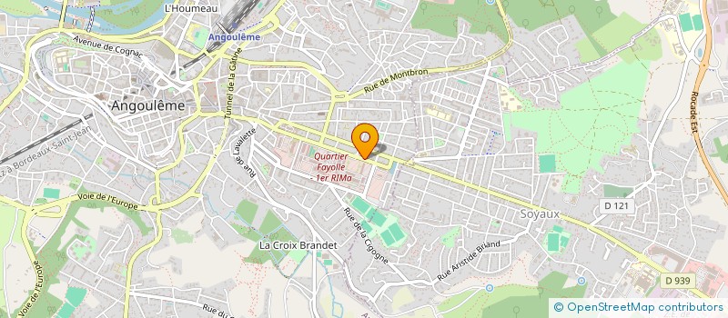 localisation de l'entreprise S.G.C. SECURITE à ANGOULEME