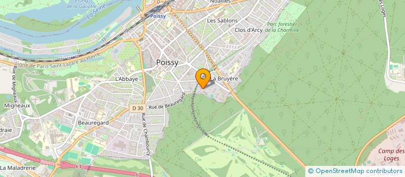 localisation de l'entreprise S.G.C. SERVICES  POISSY