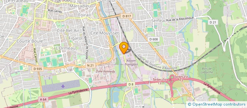 localisation de l'entreprise S.G CONTROLE  SEMEAC