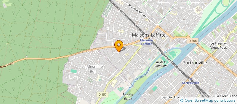 localisation de l'entreprise S.G.D. à MAISONS-LAFFITTE